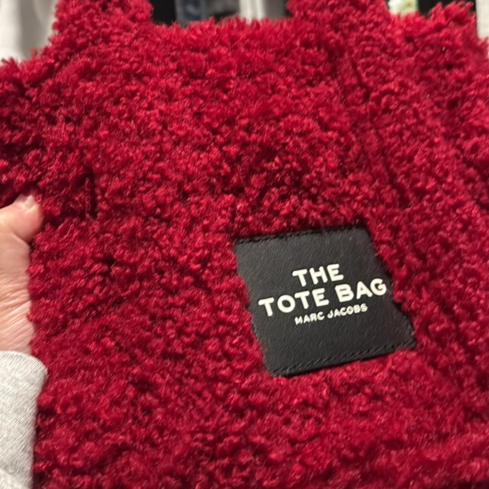 Marc Jacobs teddy Red mini Tote